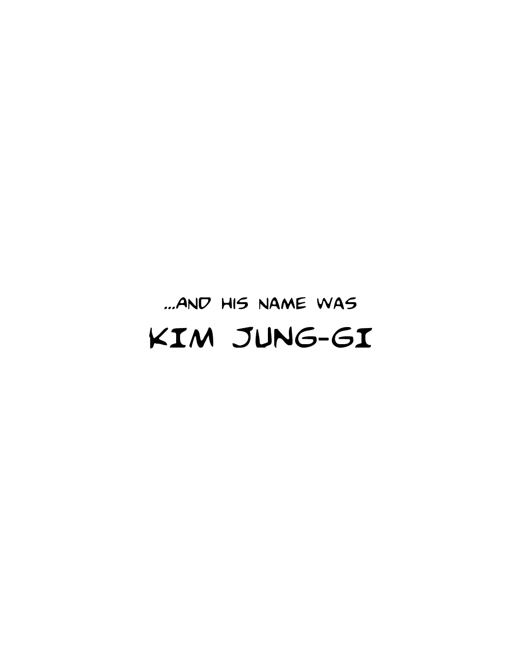 His name was Kim Jung-gi.